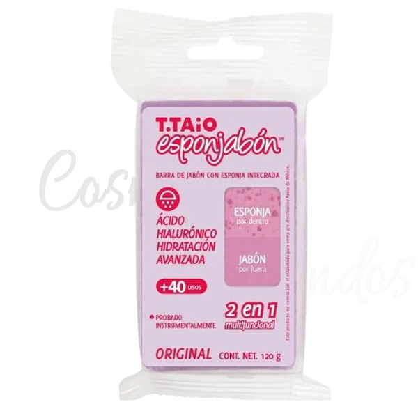 3Pcs Esponjabon Hyaluronic Acid Soap Sponge 2 in 1 Advanced Hydration Deep Moist