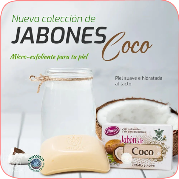 Prosa Jabón Natural de Coco 90g