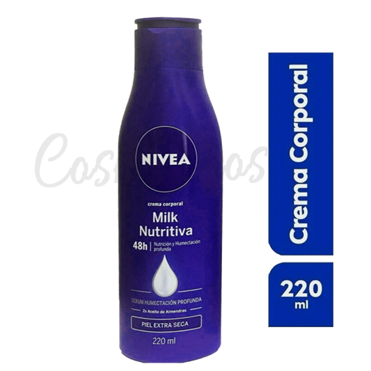 Nivea Body  Nutritive Milk Lotion Extra Dry Skin 220ml
