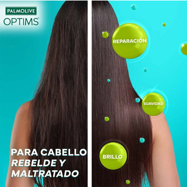 Palmolive Shampoo Optims 4 Acondicionamiento Extra Intensivo  700ml, shampoo keratina