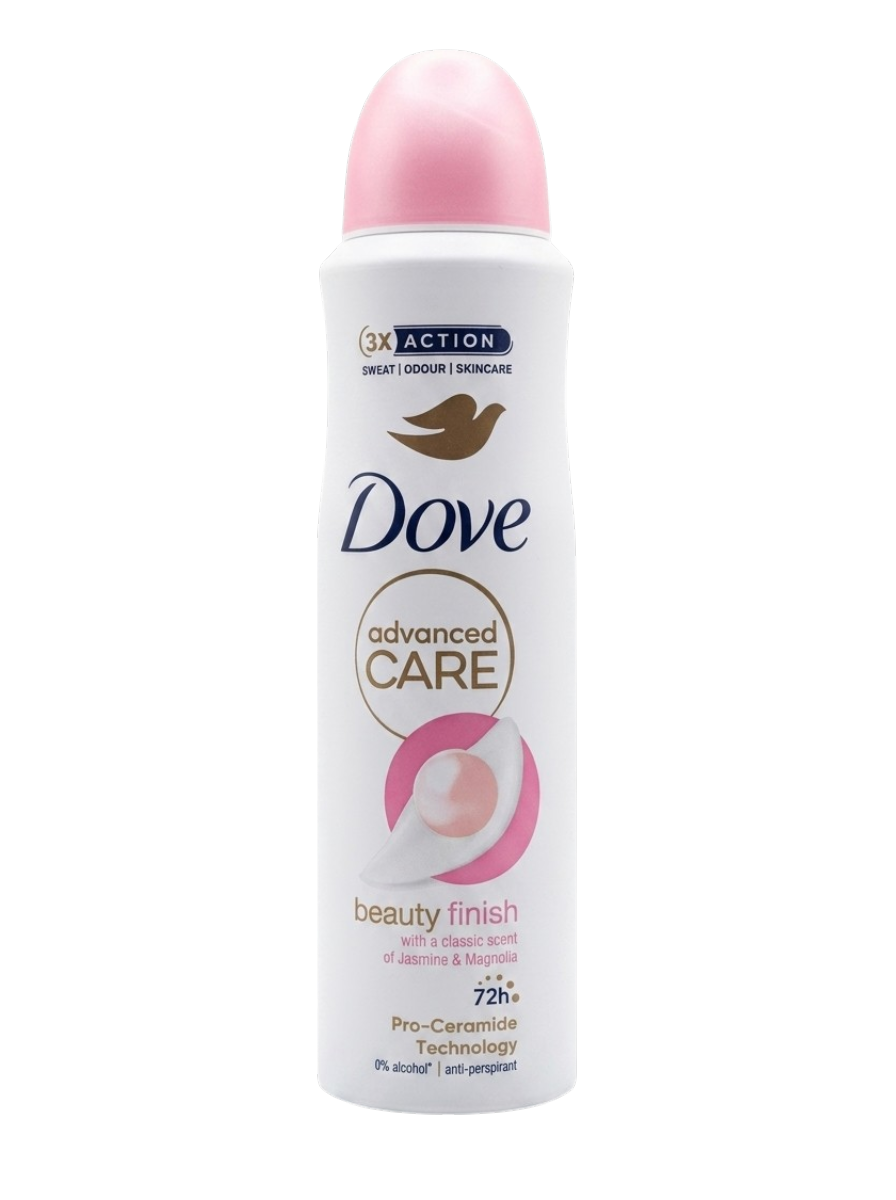 3 Pcs Dove Beauty Finish Antiperspirant Deodorant Spray 150ml 48h