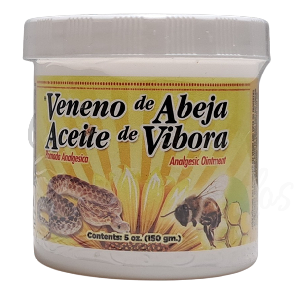 Bee Venom & Snake Oil Ointment 5oz - Analgesic Pain Relief Cream  Veneno Abeja 150g