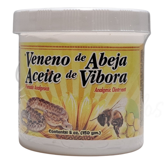 Bee Venom & Snake Oil Ointment 5oz - Analgesic Pain Relief Cream  Veneno Abeja 150g